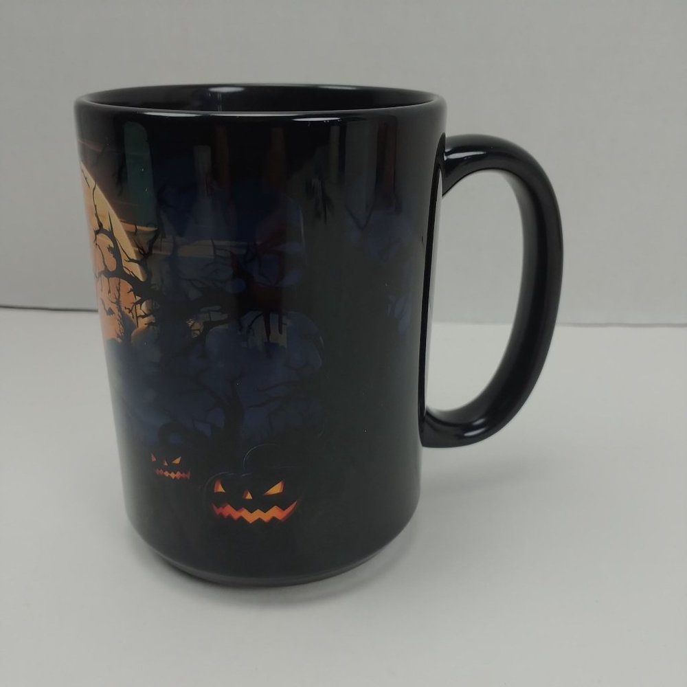 Halloween 15oz. Ceramic Coffee Mug Scary Scene Great Ghostly Gift Spooky Season - Picture 7 of 8